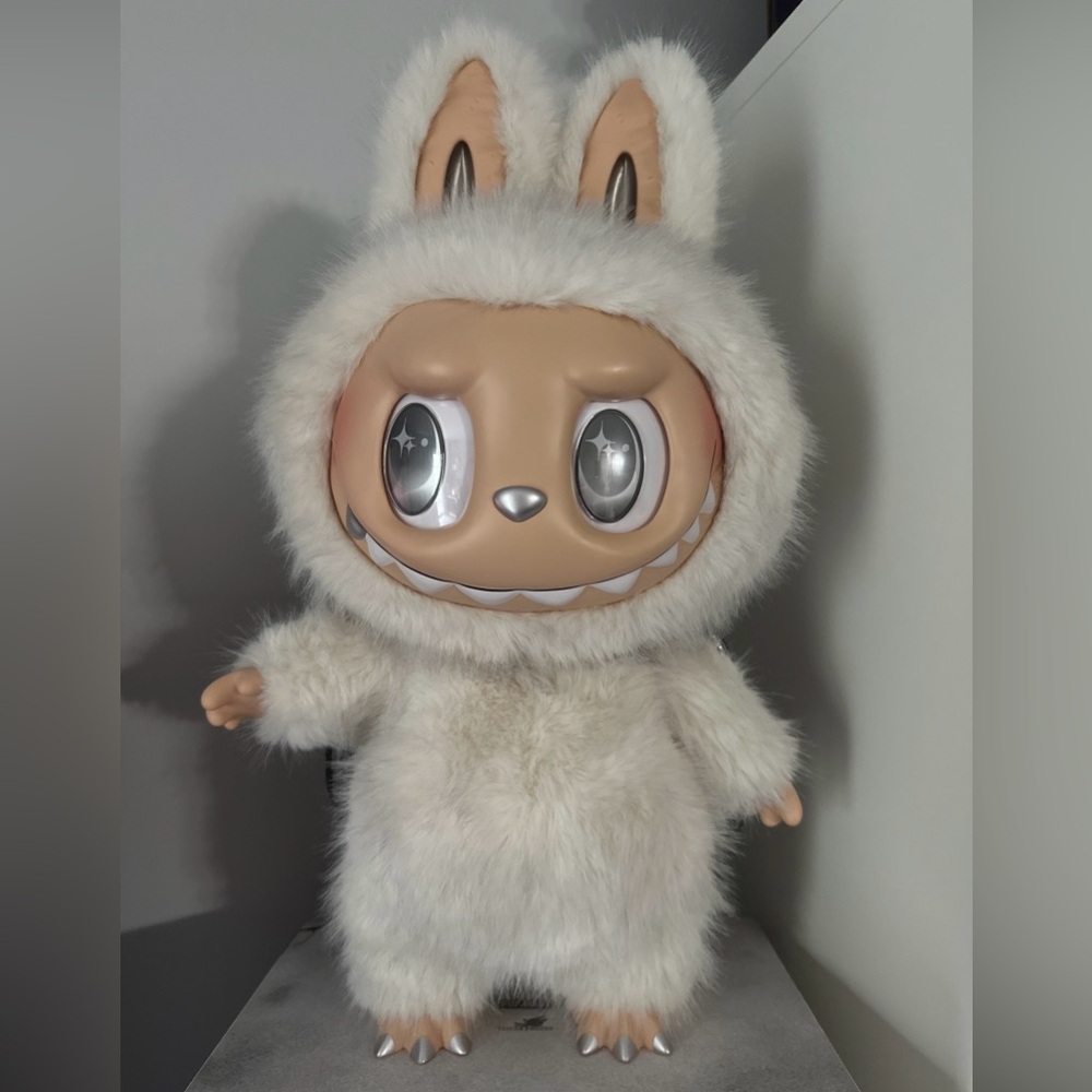 POP MART LABUBU The Monsters Zimomo Angel In Clouds Vinyl Doll + TOTE BAG